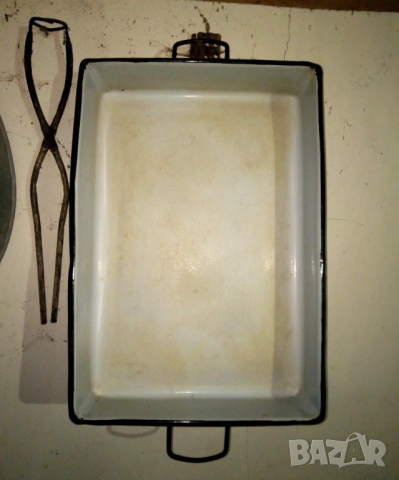 Голяма емайлирана тава 60 /40/ 12 - ЛУКОВИТ , снимка 2 - Съдове за готвене - 53088530