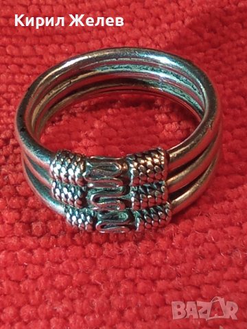 СТАР СРЕБЪРЕН РЕТРО ПРЪСТЕН ВИСОКА ПРОБА СРЕБРО МАЙСТОСКИ - Тип КРАЛСКА ПЛЕТКА ОРНАМЕНТИКА 27349, снимка 2 - Антикварни и старинни предмети - 36797995