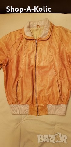 Classic Vintage Genuine Leather Bomber Jacket