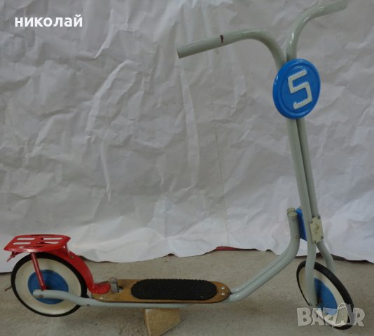 Ретро детски тротинетки с 12 цолови гуми произведени в СССР и DDR, снимка 13 - Велосипеди - 36920780