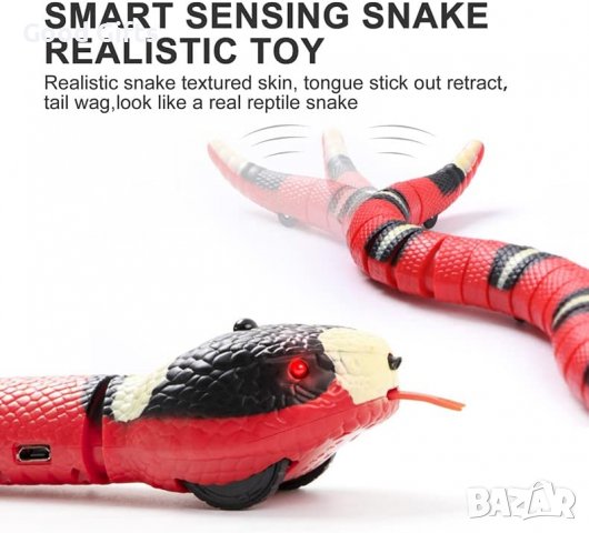 Умна сензитивна змия , играчка за деца или животни, снимка 2 - Други - 38183902