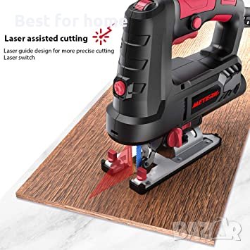 Прободен трион Meterk 800 W 6,7 Amp 3000 SPM с лазер, снимка 2 - Измервателни инструменти - 39779330