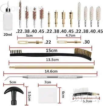 MOCNT Комплект за почистване на оръжия Чисти мопове Четки Инструмент, снимка 2 - Стръв и захранки - 48735351