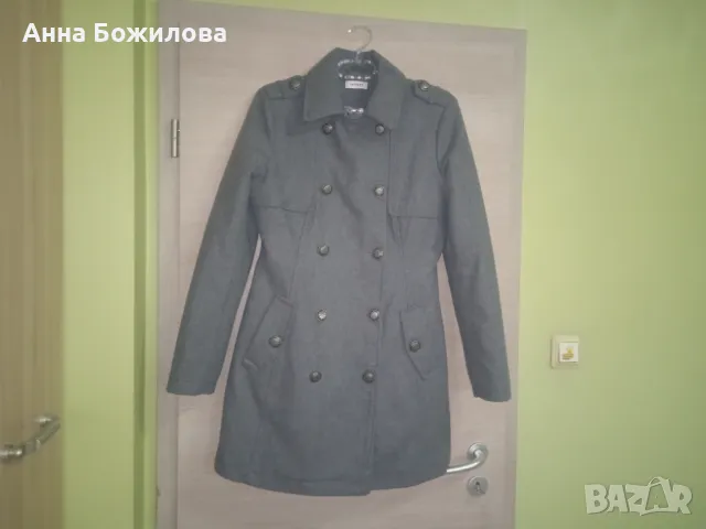 Дамско зимно сиво палто ORSAY | Women's gray winter coat ORSAY, снимка 1 - Палта, манта - 48304345