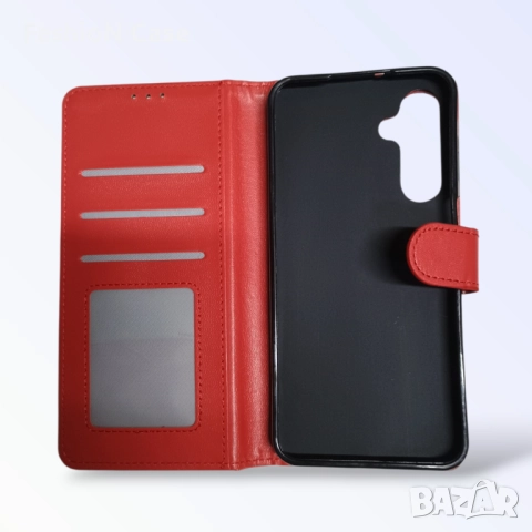 Samsung galaxy A16 Кожен калъф тип тефтер, снимка 3 - Калъфи, кейсове - 52690722