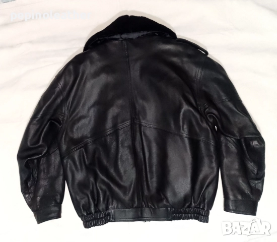 Българско Полицейско Кожено Яке SILVER Пазарджик, снимка 3 - Якета - 52666836