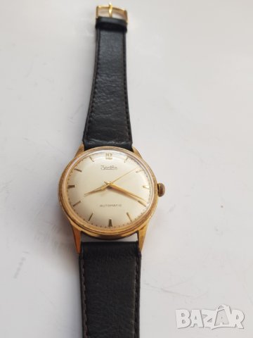 Мъжки позлатен часовник ZENTRA AUTOMATIC 25 jewels, снимка 4 - Мъжки - 33512328