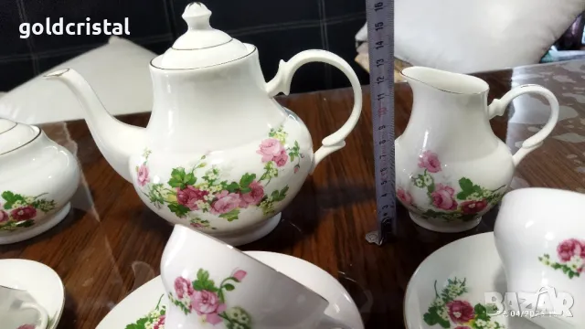 фин костен порцелан Франция чаши за кафе чай , снимка 13 - Антикварни и старинни предмети - 50093345