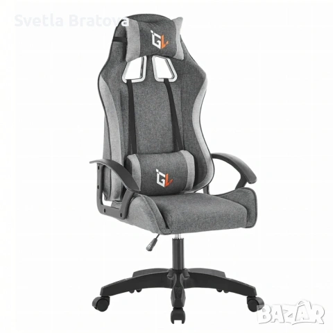 Ергономичен геймърски офис стол с лумбална и шийна опора – комфорт за игра и работа без умора, снимка 14 - Столове - 53051116