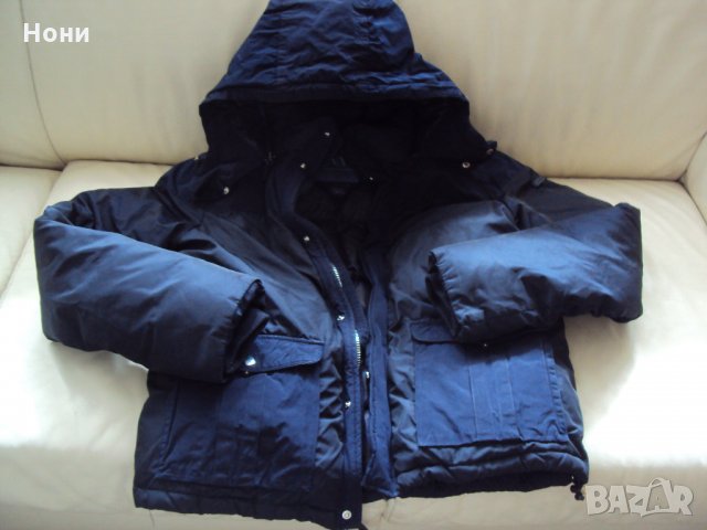 Пухено унисекс яке на Armani Exchange тип къса парка, снимка 9 - Якета - 32210338