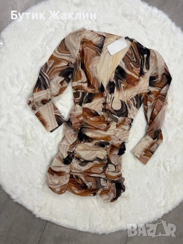 Дамска рокля с набор , снимка 2 - Рокли - 53146859