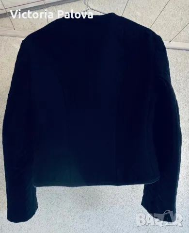 Късо сако H. MOSER  вълна лоден, снимка 9 - Сака - 47672438