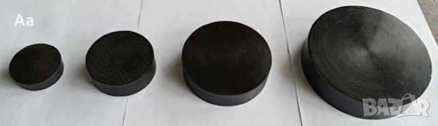 Плътни кръгли гумени тампони