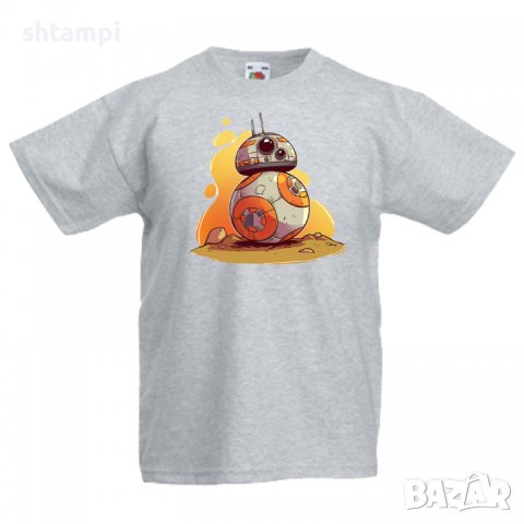 Детска тениска Star Wars BB-8 Star Wars,Игра,Изненада,Подарък,, снимка 5 - Детски Блузи и туники - 36658453