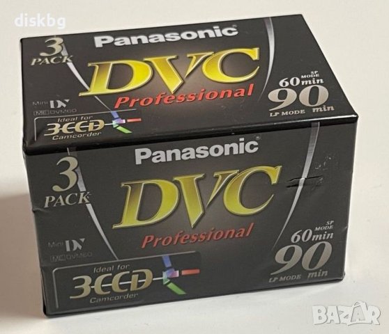 Нова професионална miniDV касета Panasonic 60min за видео камера, DVC касети запечатани, снимка 1 - Камери - 39437239