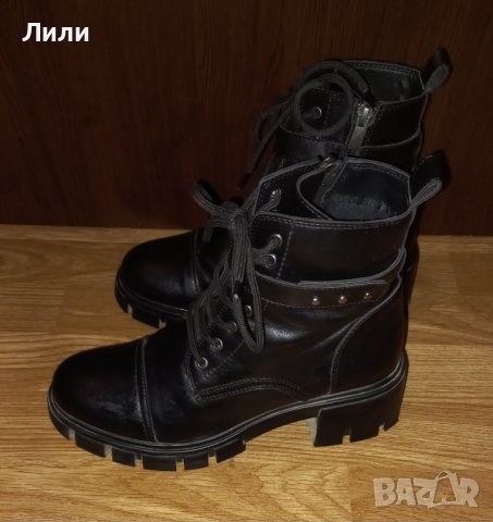 Дамски черни боти Derimod с дефект, снимка 2 - Дамски боти - 39190612