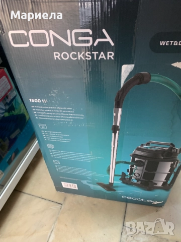 Прахосмукачка за мокро и сухо почистване CECOTEC Conga Rockstar, 30 л, 1600 W, снимка 18 - Прахосмукачки - 51678244