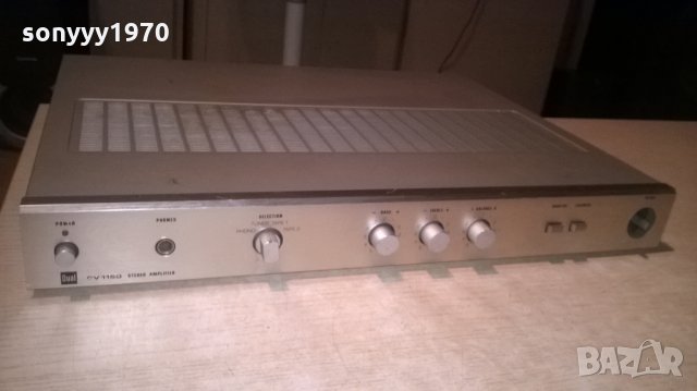 dual type cv-1150 amplifier-made in germany-внос швеицария, снимка 10 - Ресийвъри, усилватели, смесителни пултове - 26354216