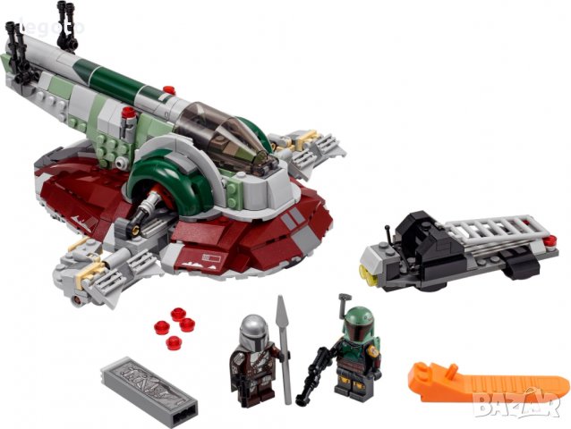 НОВО ЛЕГО 75312 Стар Уорс-Корабът на Боба Фетт LEGO 75312 Star Wars-Boba Fett`s Starship 75312, снимка 4 - Конструктори - 37161718