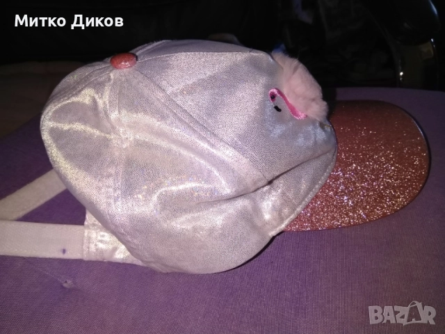 Бродирана шапка женска фламинго регулируема нова маркова на Уалкики, снимка 6 - Шапки - 51554195