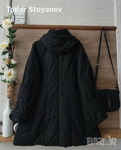 Черно зимно яке , снимка 5 - Якета - 53585077