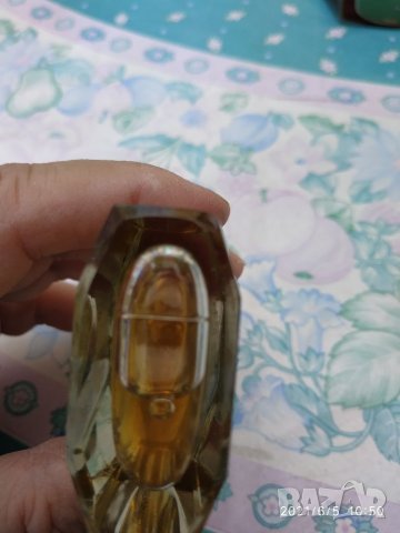 Старо кристално парфюмено шише Арт Деко от 1930 година, снимка 6 - Антикварни и старинни предмети - 33111914