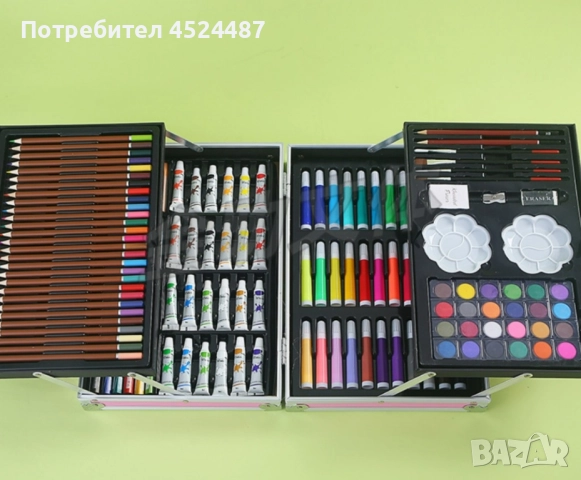 Творчески комплект за рисуване с изключително разнообразие от цветове, снимка 10 - Рисуване и оцветяване - 51704907
