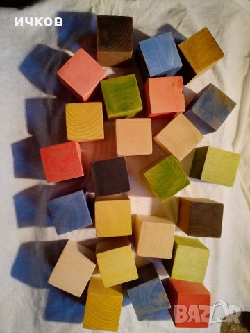 Дървени кубчета, за детска игра, снимка 3 - Образователни игри - 35326819