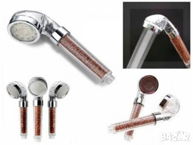 Спа душ слушалка с алкализирана вода и турмалин, снимка 4 - Други стоки за дома - 33096123