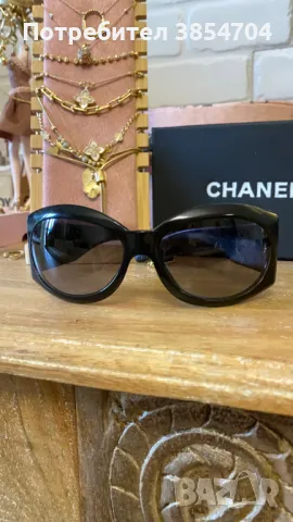 Очила Chanel *Шанел оригинални*седеф*Chanel, Black classic square CC sunglasses, снимка 5 - Слънчеви и диоптрични очила - 47362127