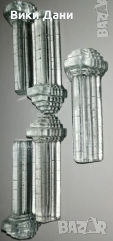 антики гравирани тънкостенки позлата кристал , снимка 15 - Антикварни и старинни предмети - 30401680