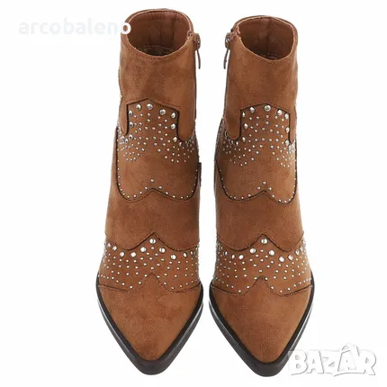 Дамски боти на висок ток, 4цвята , снимка 9 - Дамски боти - 48262721