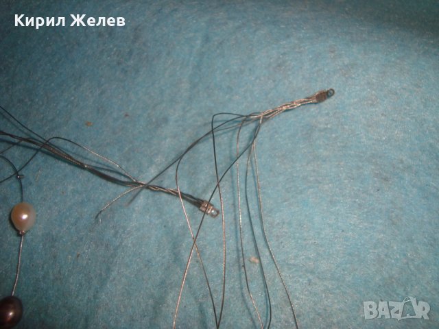 АРТ КОЛИЕ 100% ЕСТЕСТВЕНИ БЕЛИ и ЧЕРНИ ПЕРЛИ и 2 БИЖУТА - БОНУС 27118, снимка 12 - Колиета, медальони, синджири - 35078602