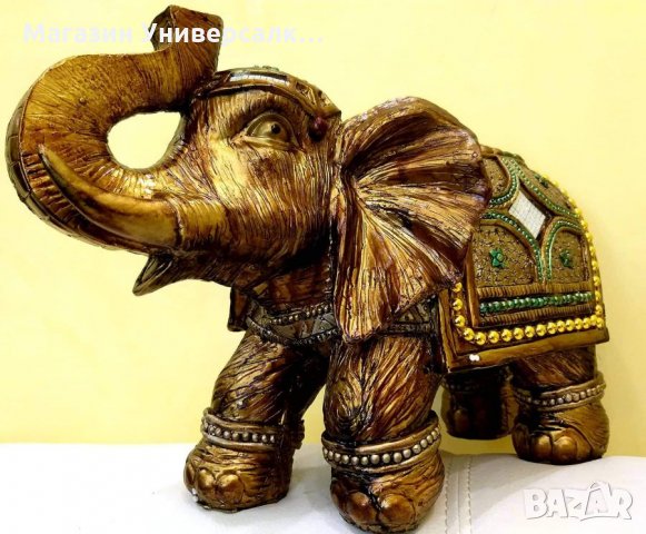 Фигура на Слон бронз сувенир за подарък, декорация и украса , снимка 1 - Декорация за дома - 26931313