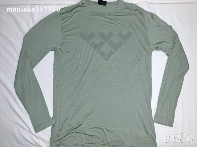 Black Crows Chevron Merino Blend Long Sleeve Lightweight Shirt (XXL) мъжка мерино блуза 100% Merino , снимка 2 - Спортни дрехи, екипи - 50228856