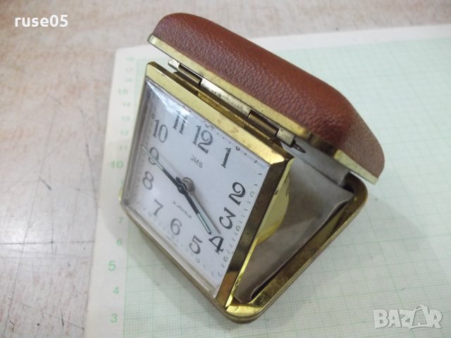 Часовник будилник "JMS" механичен работещ, снимка 6 - Други - 33108612