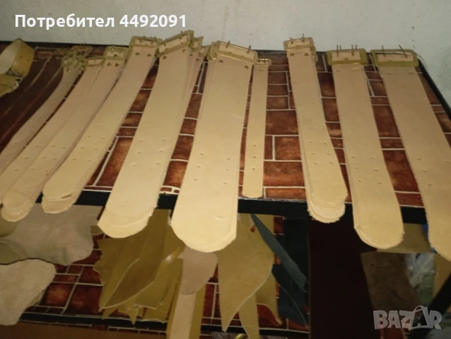 каишки за чанове Звънци естествена кожа месенгови катарами , снимка 2 - Антикварни и старинни предмети - 50560733