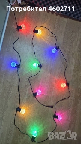 Гирлянд от крушки, снимка 6 - Лампи за стена - 51925752