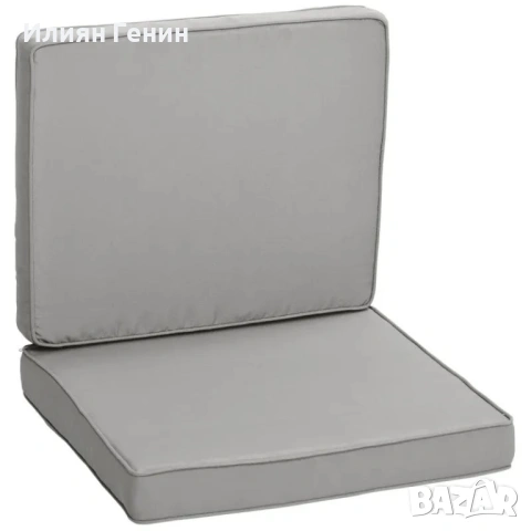 Outsunny Комплект от 2 възглавници за седалки, 56 x 52 см, снимка 8 - Възглавници - 53556811