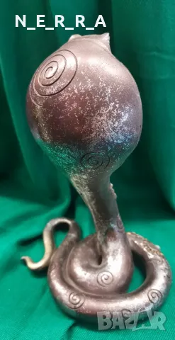 Фигура на змия от полирезан, снимка 2 - Статуетки - 49543001