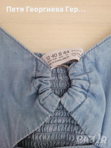 Дънкова рокля размер М , снимка 3 - Рокли - 50996375