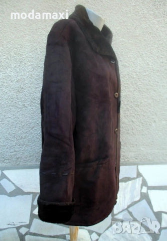 3XL+ Ново  „кожено” палто , снимка 5 - Палта, манта - 52877159