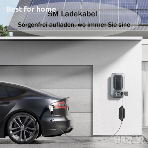 Преносима станция за зареждане на електрически автомобили 16A 5M, 1 фаза, снимка 6 - Аксесоари и консумативи - 52118613