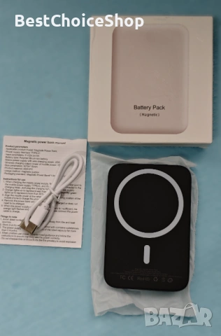 MagSafe магнитна външна батерия (power bank)., снимка 2 - Външни батерии - 53148940