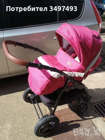 Изгодно!! Бебешка/Детска количка 3 в 1 Verdi Optima, снимка 7 - Детски колички - 53171925