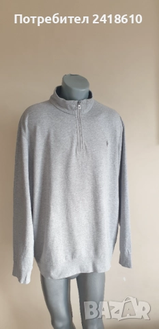POLO Ralph Lauren Cotton Half Zip Mens Size XL / 2XL НОВО! ОРИГИНАЛ! Мъжки памучен Суичър с 3/4 цип!, снимка 16 - Суичъри - 52547247