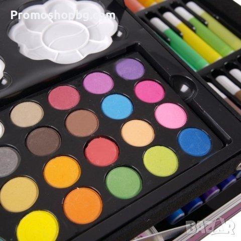 Комплект за рисуване в куфар с еднорог 145 части - Розов, снимка 8 - Рисуване и оцветяване - 43775901