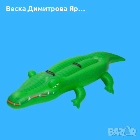 Надуваем дюшек във формата на крокодил, снимка 6 - Надуваеми играчки - 50750014
