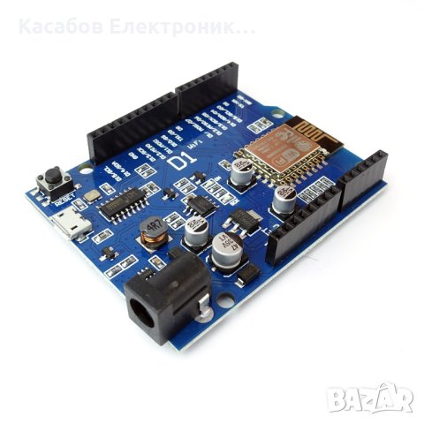WEMOS D1 Uno R3 ESP8266 WiFi Модул, снимка 3 - Друга електроника - 43513206