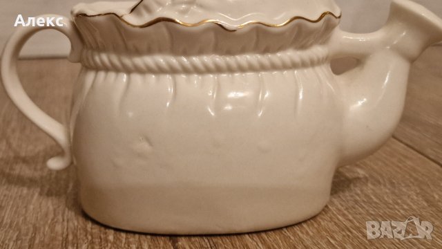 Порцеланова лейка, вазичка в стил шаби шик., снимка 3 - Аксесоари за кухня - 39480818